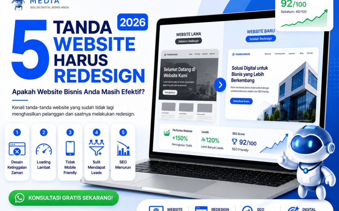 5 Tanda Websitemu Harus Redesign di 2026 — Apakah Websitemu Sudah Ketinggalan Zaman?