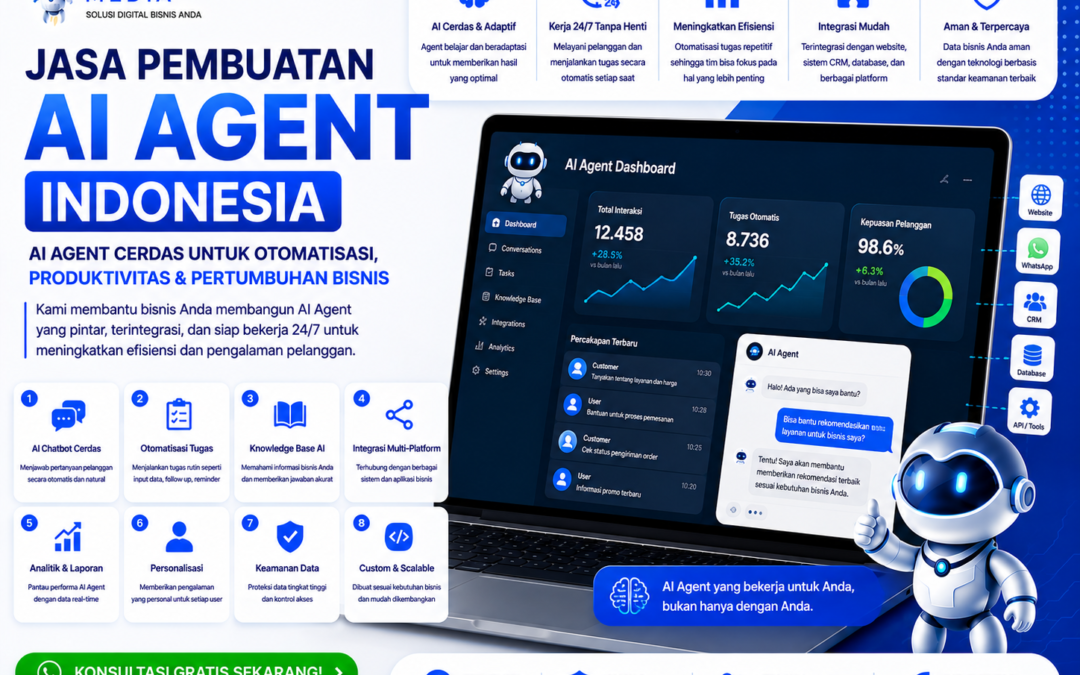 Jasa Pembuatan AI Agent Indonesia: Bikin Operasional Bisnis Jalan Otomatis