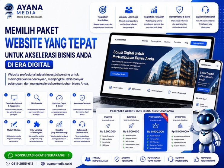 Memilih Paket Website yang Tepat untuk Akselerasi Bisnis Anda di 2026