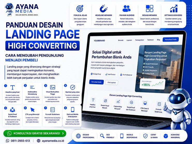 Panduan Desain Landing Page High-Converting: Cara Mengubah Pengunjung Menjadi Pembeli