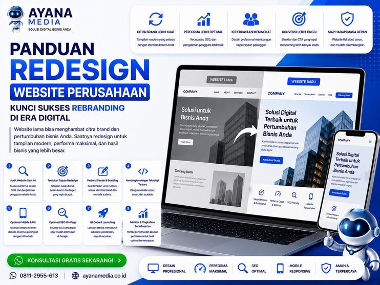 Panduan Redesign Website Perusahaan: Kunci Sukses Rebranding di Era Digital