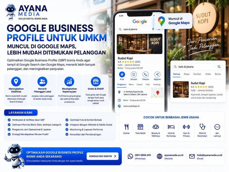 Google Business Profile untuk UMKM: Cara Muncul di Google Maps dan Dapat Pelanggan Lokal