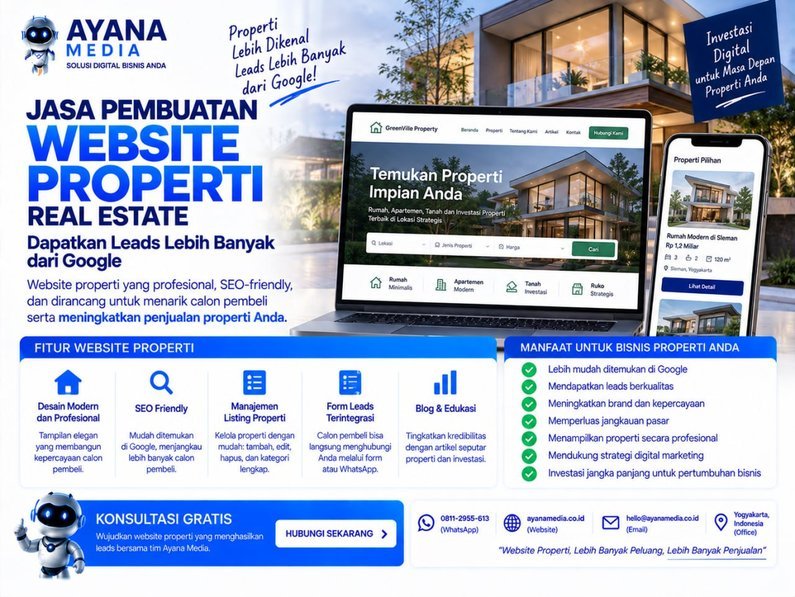 Jasa Pembuatan Website Properti dan Real Estate: Cara Agen Mendapatkan Leads dari Google