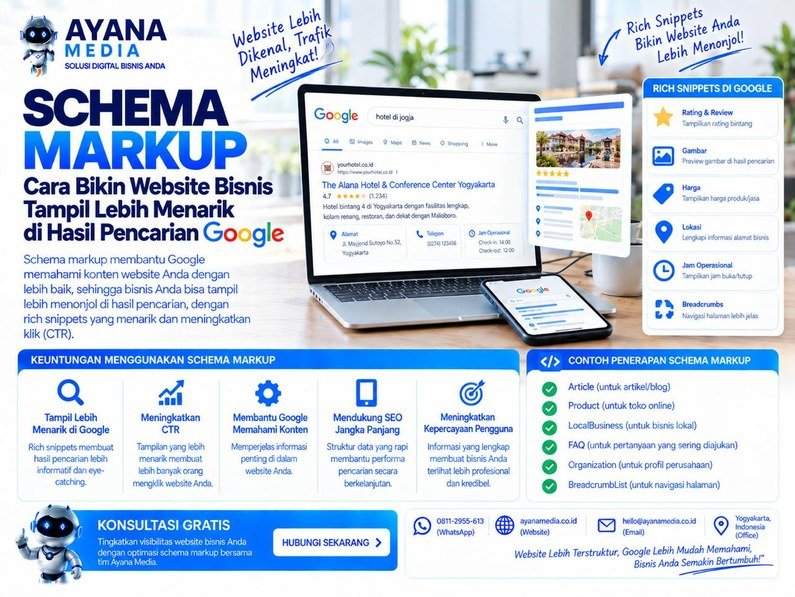 Schema Markup: Cara Bikin Website Bisnis Tampil Lebih Menarik di Hasil Pencarian Google
