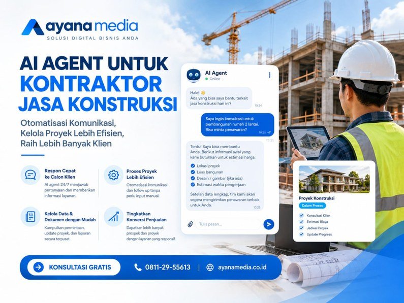 AI Agent untuk Kontraktor dan Jasa Konstruksi: Cara Menjawab Permintaan RAB dan Menyaring Proyek Lebih Cepat