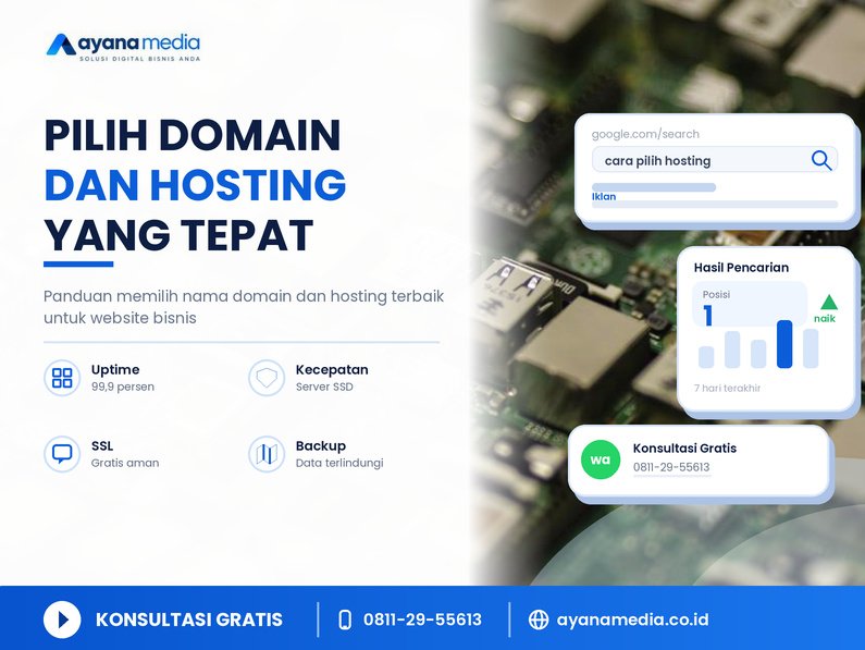 Cara Memilih Domain dan Hosting untuk Website Bisnis: Panduan Lengkap untuk Pemula