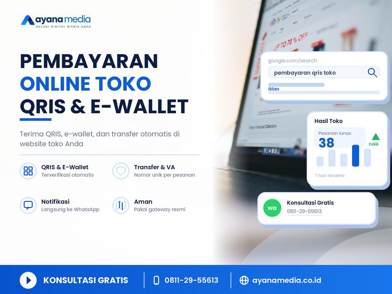 Pembayaran Online untuk Website Toko: Cara Menerima QRIS, E-Wallet, dan Transfer Otomatis