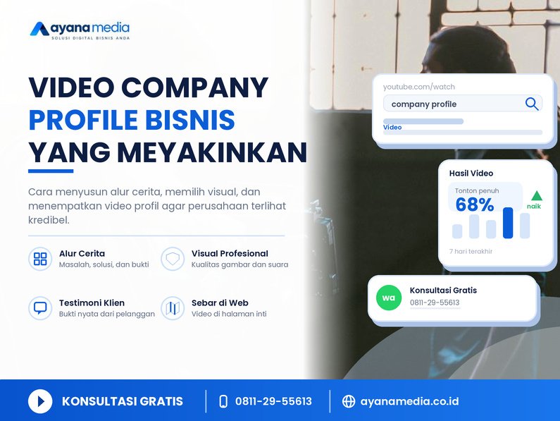 Video Company Profile untuk Bisnis: Cara Membuat Video Profil Perusahaan yang Meyakinkan Klien