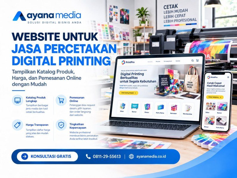Website untuk Jasa Percetakan dan Digital Printing: Cara Menerima Pesanan File dan Estimasi Harga Online